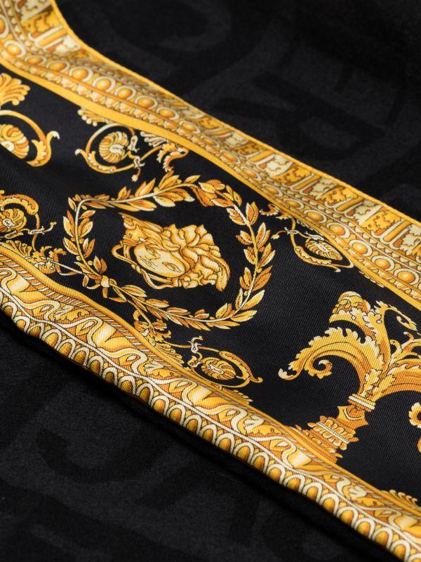 Browns Versace Black I Love Baroque Blanket | Browns Blankets & Throws