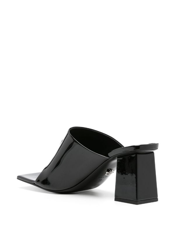 Browns Versace Black Medusa 70 Leather Mules | Browns Mules