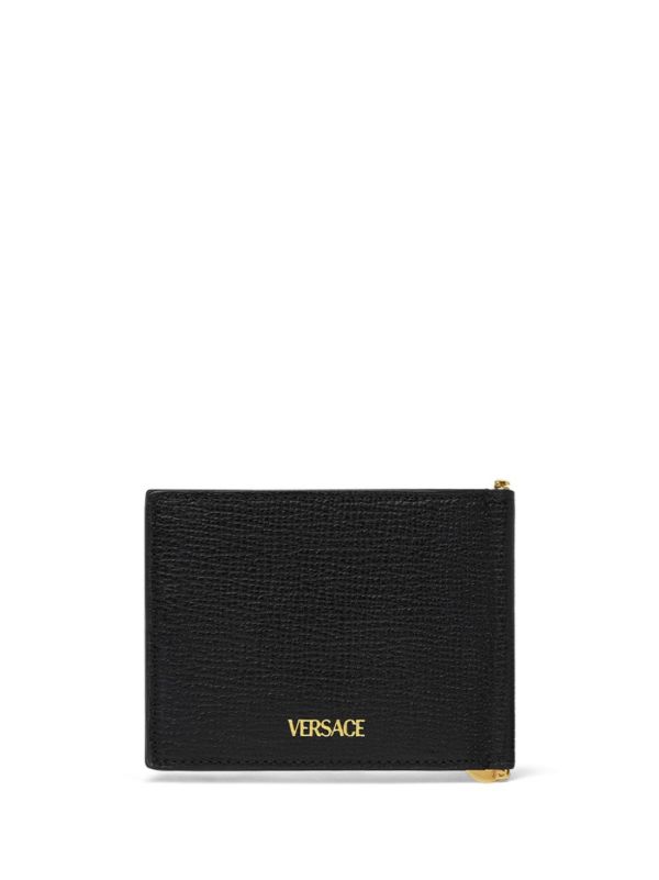 Browns Versace Black Medusa Biggie Leather Wallet | Browns Wallets & Billfolds