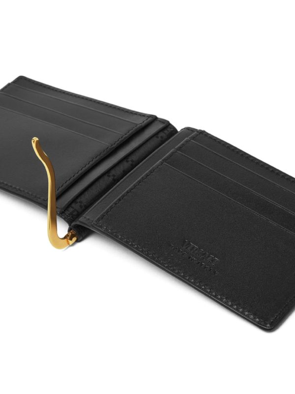 Browns Versace Black Medusa Biggie Leather Wallet | Browns Wallets & Billfolds