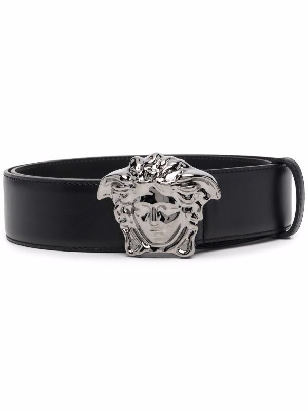 browns Versace Black Medusa Buckle Belt | Browns Belts