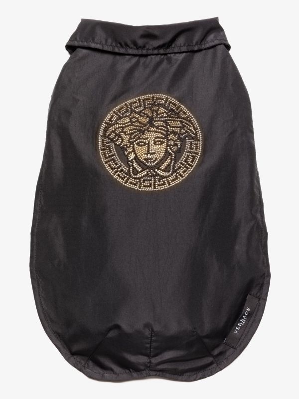 Browns Versace Black Medusa Dog Coat | Browns Pets Accessories