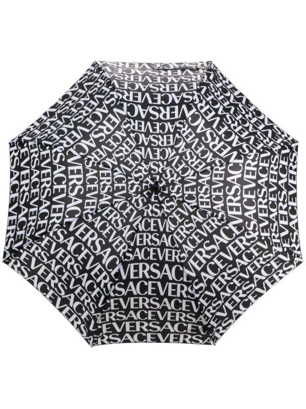 browns Versace Black Versace Allover Umbrella | Browns Umbrellas