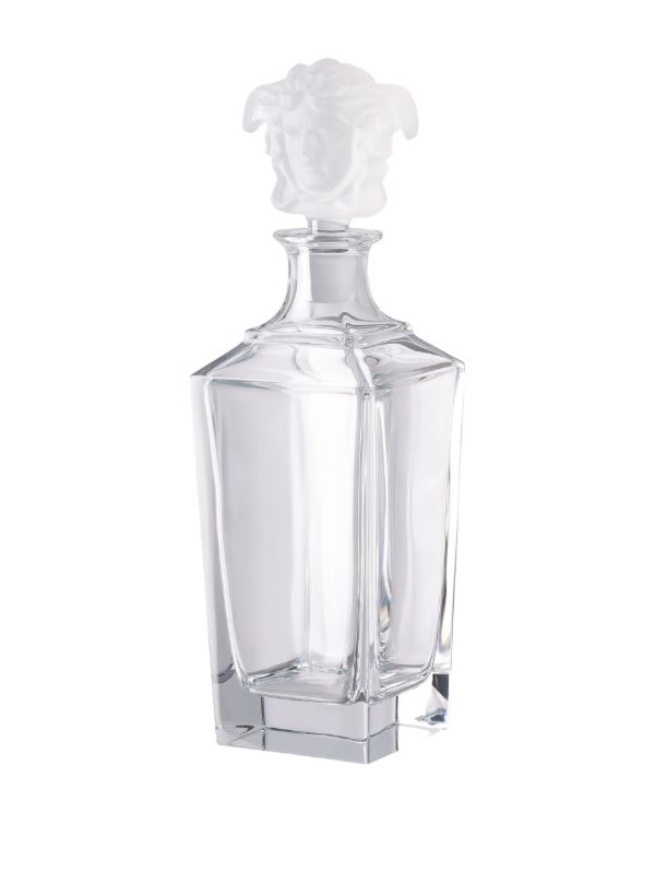 Browns Versace Clear Treasury Crystal Decanter | Browns Glassware
