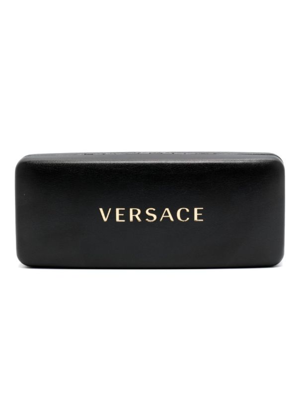 Browns Versace Eyewear Black Square-Frame Sunglasses | Browns Sunglasses