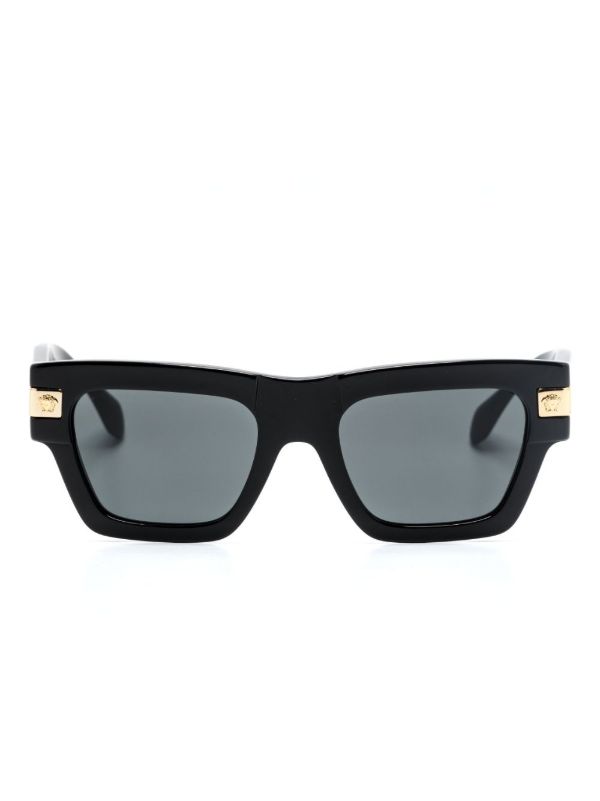 browns Versace Eyewear Black Square-Frame Sunglasses | Browns Sunglasses