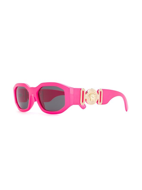 Browns Versace Eyewear Pink Medusa Biggie Sunglasses | Browns Sunglasses