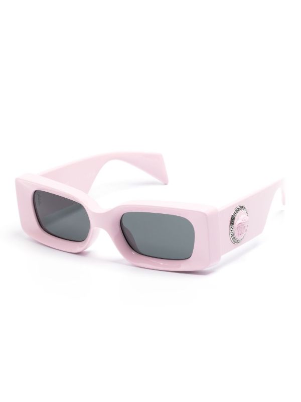 Browns Versace Eyewear Pink Medusa Medallion Sunglasses | Browns Sunglasses