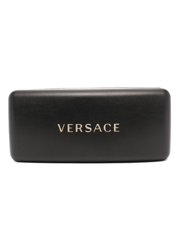 Browns Versace Eyewear White Medusa Cat Eye Sunglasses | Browns Sunglasses