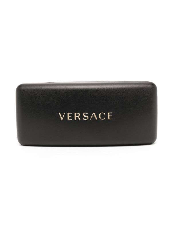 Browns Versace Eyewear White Medusa Plaque Sunglasses | Browns Sunglasses