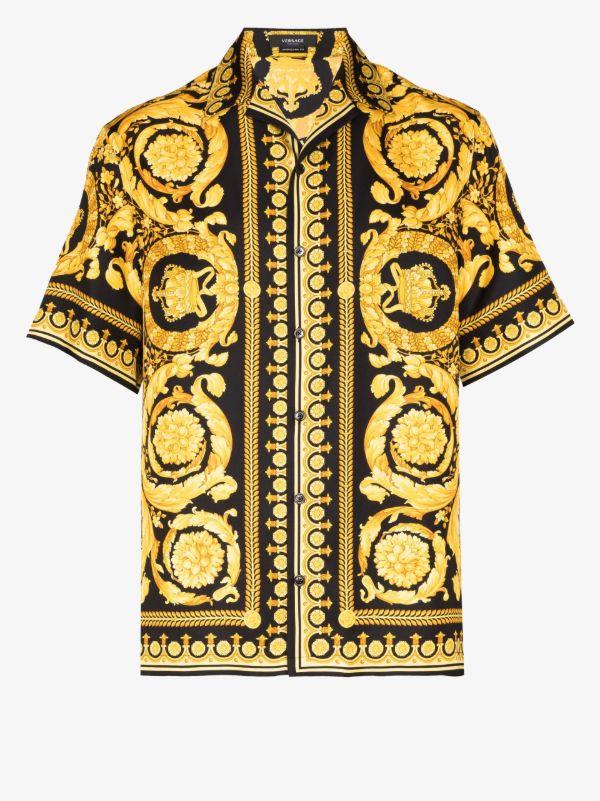 browns Versace gold Barocco silk shirt | Browns Shirts