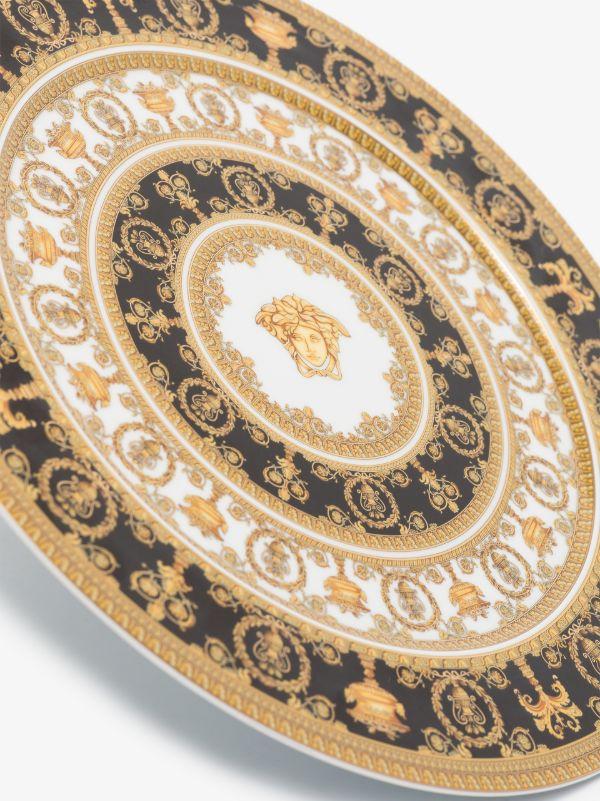 Browns Versace Gold I Love Baroque Charger Plate | Browns Plates & Bowls