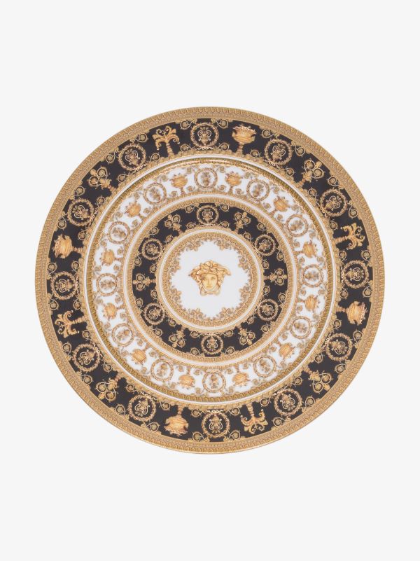 browns Versace gold I Love Baroque charger plate | Browns Plates & Bowls
