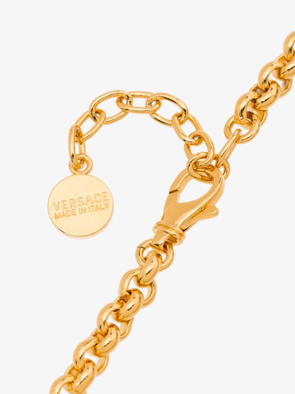 Browns Versace Gold-Tone Icon Medusa Crystal Necklace | Browns Necklaces