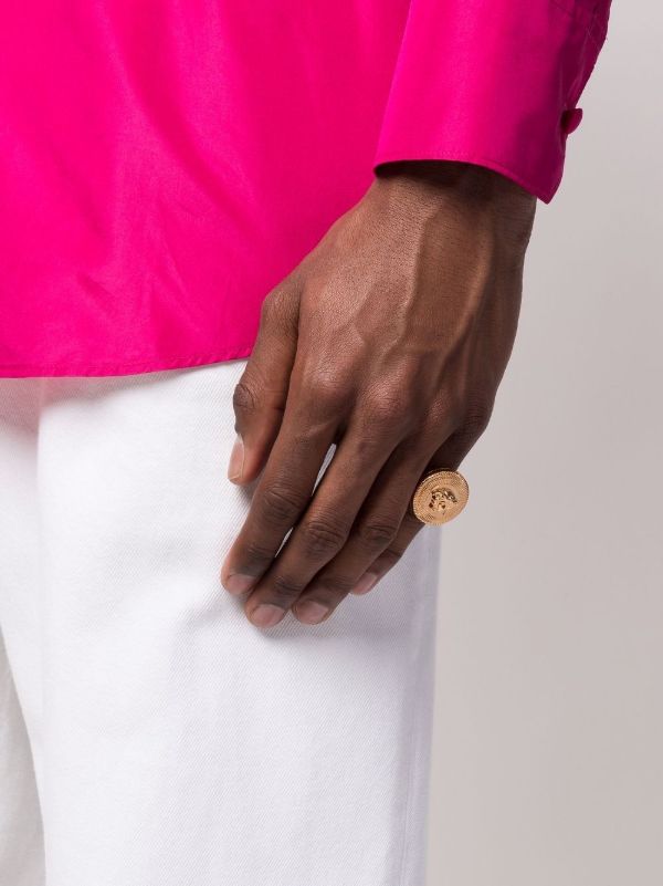 Browns Versace Gold-Tone Medusa Biggie Ring | Browns Rings