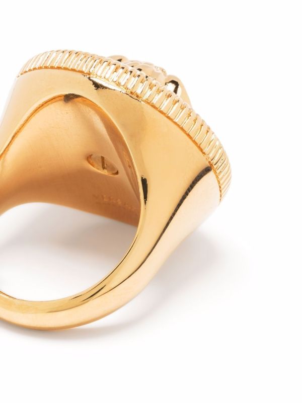 Browns Versace Gold-Tone Medusa Biggie Ring | Browns Rings