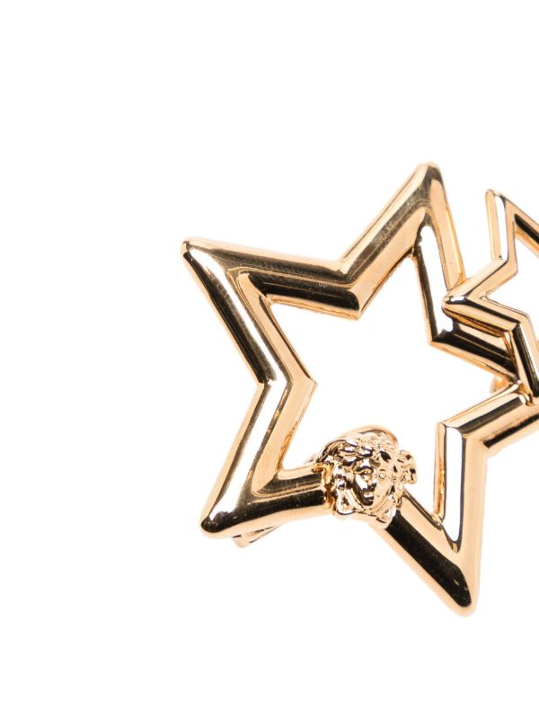 Browns Versace Gold-Tone Medusa Head Star Hair Clip | Browns Hair Accessories