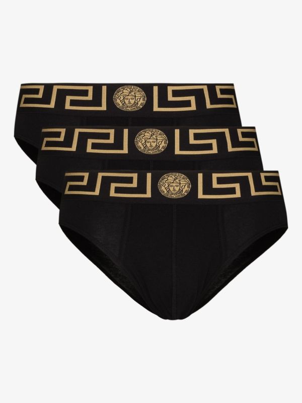 browns Versace Greca Border Briefs Set | Browns Briefs & Boxers