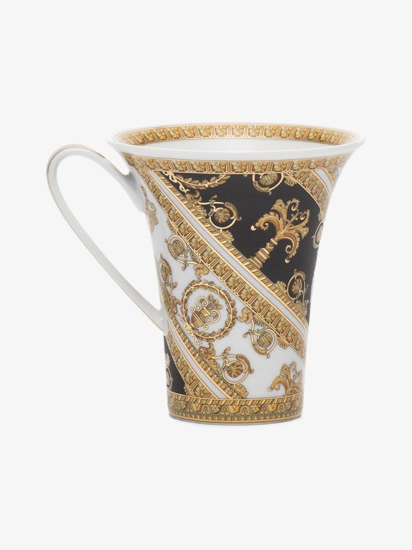 Browns Versace I Love Baroque Tall Coffee Cup And Saucer | Browns Cups & Tea Sets