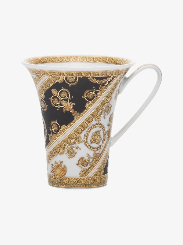 browns Versace I Love Baroque Tall coffee cup and saucer | Browns Cups & Tea Sets