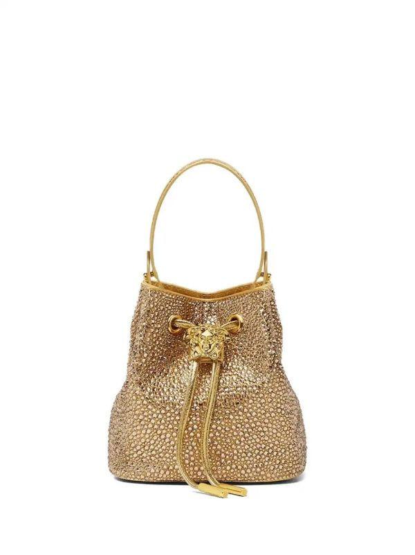 browns Versace La Medusa drawstring mini bag | Browns Bucket Bags