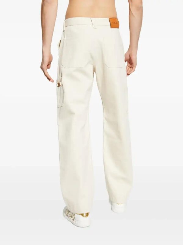 Browns Versace Logo-patch Jeans | Browns Regular & Straight-Leg Jeans