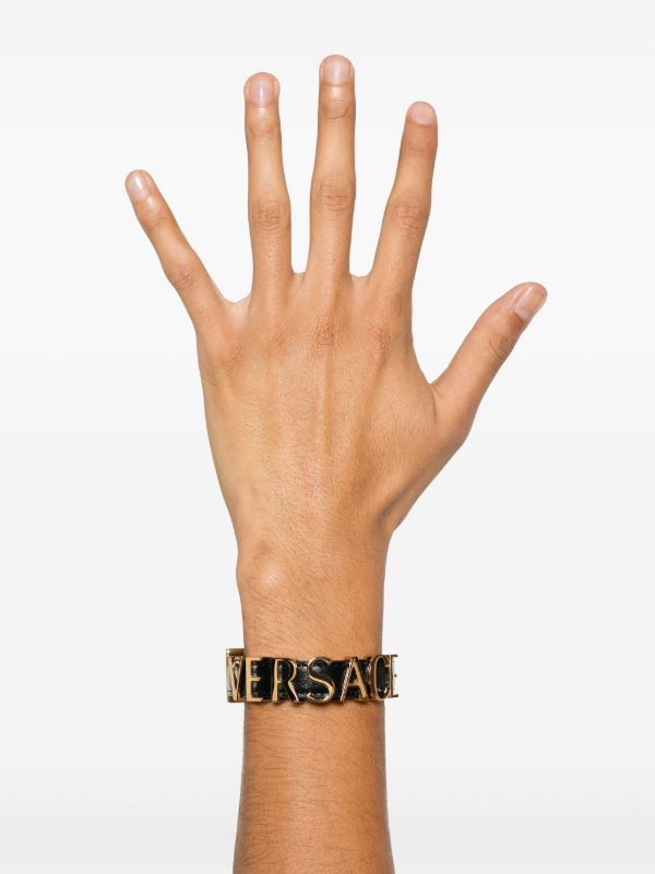 Browns Versace Logo-plaque Bracelet | Browns Bracelets