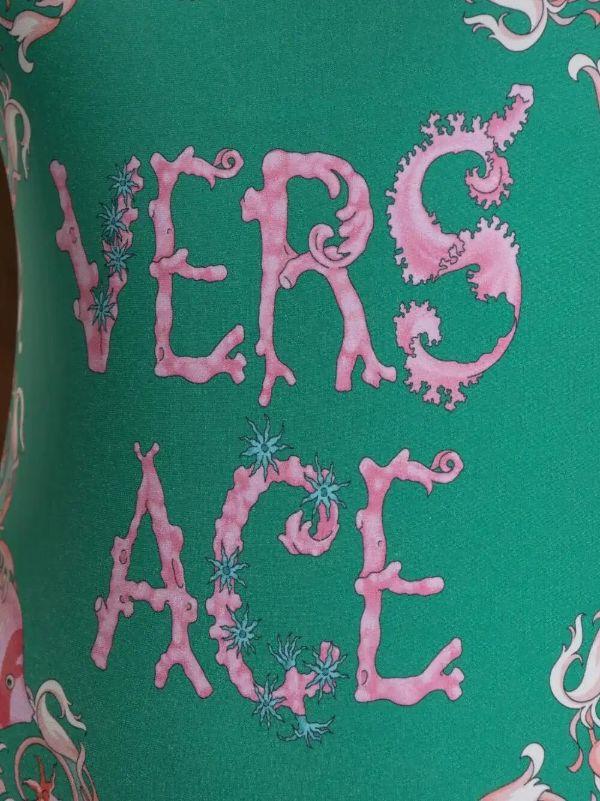 Browns Versace Logo-print Swimsuit | Browns One-Pieces