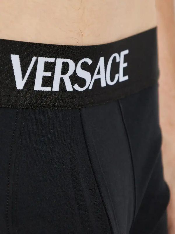 Browns Versace Logo-waistband Boxer (set Of Three) | Browns Briefs & Boxers