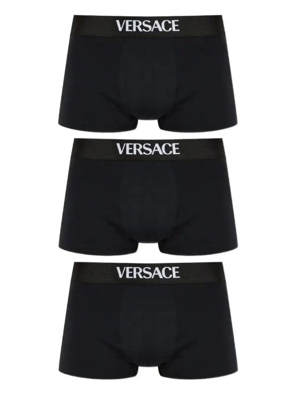 browns Versace logo-waistband boxer (set of three) | Browns Briefs & Boxers