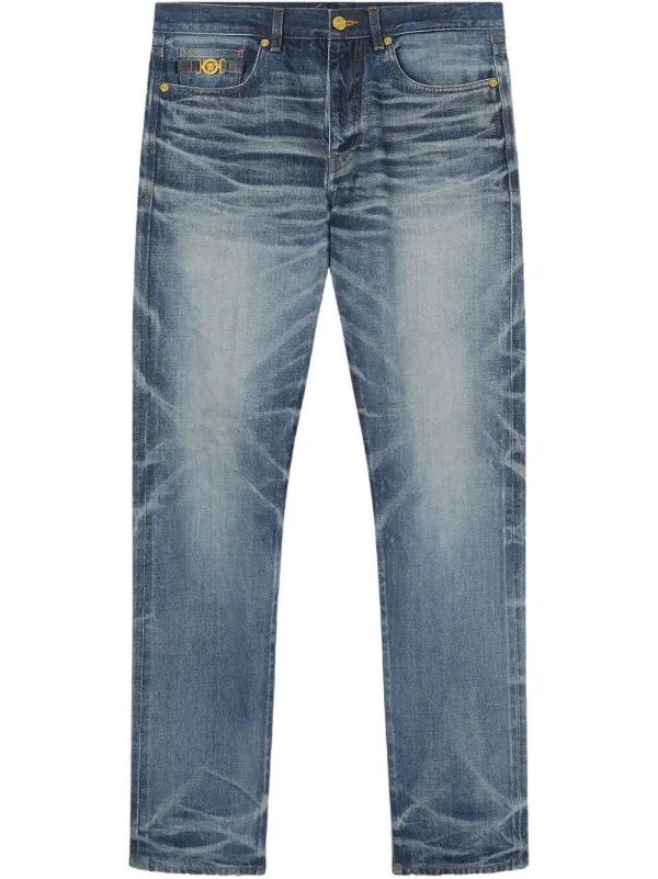 browns Versace Made in Japan jeans | Browns Regular & Straight-Leg Jeans