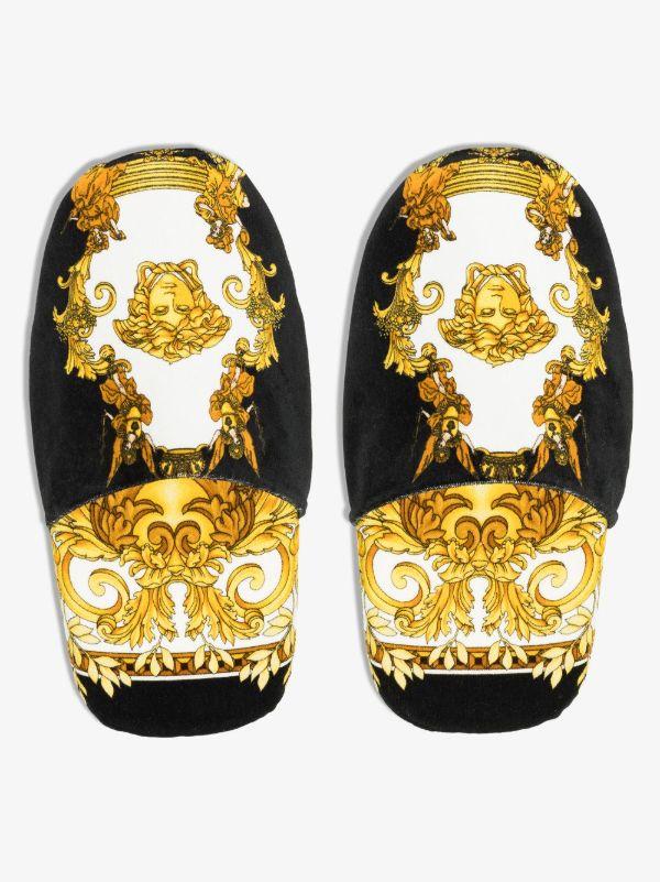 Browns Versace Medusa Renaissance-print Slippers | Browns Slippers