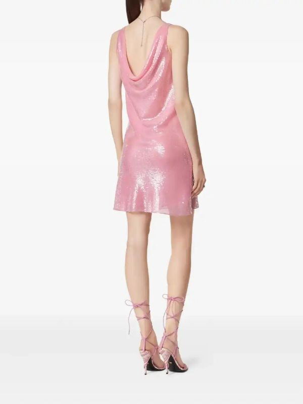 Browns Versace Metal-mesh Mini Dress | Browns Cocktail & Party Dresses