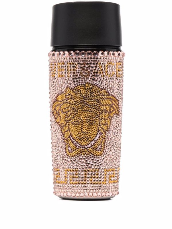 browns Versace pink Crystal Medusa travel mug | Browns Cups & Tea Sets