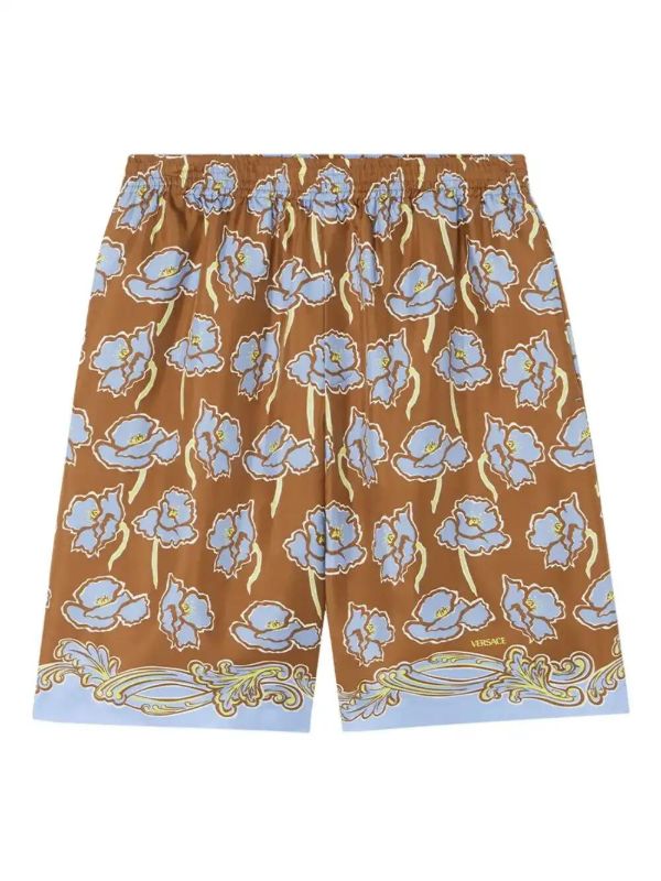 browns Versace Poppies shorts | Browns Bermuda Shorts