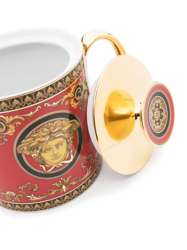 Browns Versace Red Medusa Ceramic Teapot | Browns Cups & Tea Sets