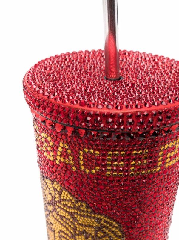 Browns Versace Red Medusa Crystal Embellished Travel Cup | Browns Cups & Tea Sets