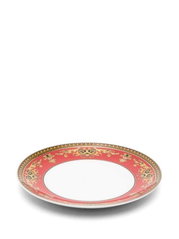 Browns Versace Red Medusa Dinner Plate | Browns Plates & Bowls