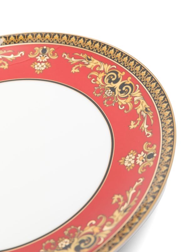 Browns Versace Red Medusa Dinner Plate | Browns Plates & Bowls