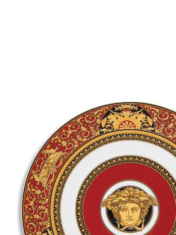 Browns Versace Red Medusa Porcelain Serving Plate | Browns Plates & Bowls