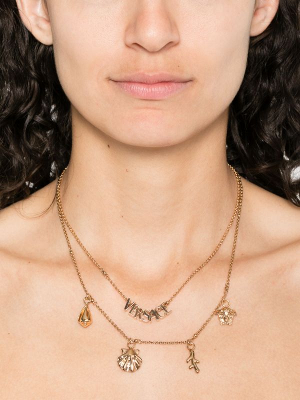 Browns Versace Seashell-charm Necklace | Browns Necklaces