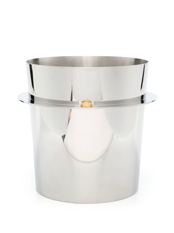 Browns Versace Silver Medusa Emblem Champagne Bucket | Browns Barware