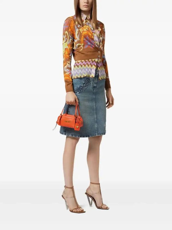 Browns Versace Tag Bowling Mini Bag | Browns Shoulder Bags