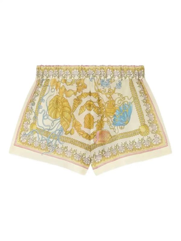 Browns Versace Underwater Barocco Cover-up Shorts | Browns Beach Cover-Ups