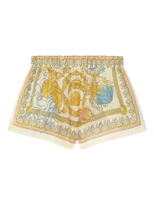 browns Versace Underwater Barocco cover-up shorts | Browns Beach Cover-Ups