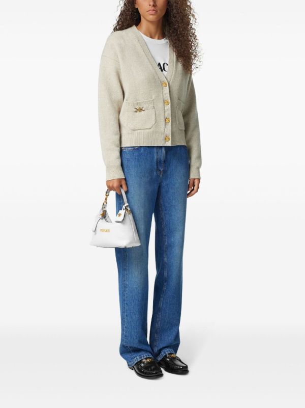 Browns Versace Versace Tag Tote Bag | Browns Tote Bags