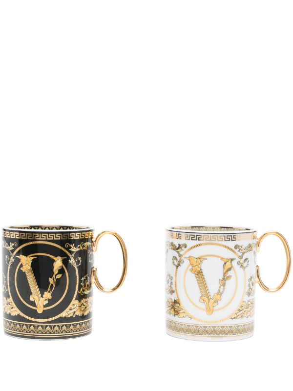 browns Versace Virtus Gala Coffee Set (set of two) | Browns Cups & Tea Sets
