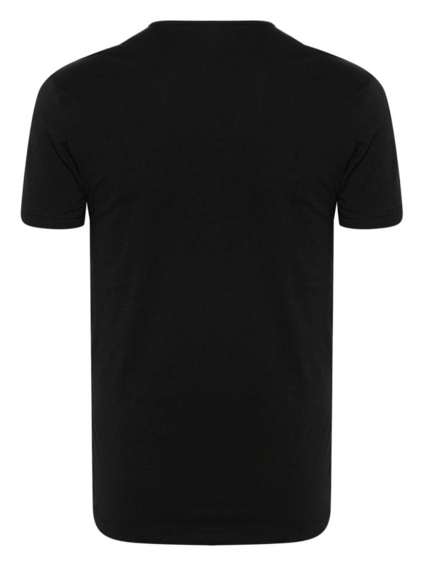 Browns Versace White And Black Medusa-Print Cotton T-shirt Set | Browns T-Shirts