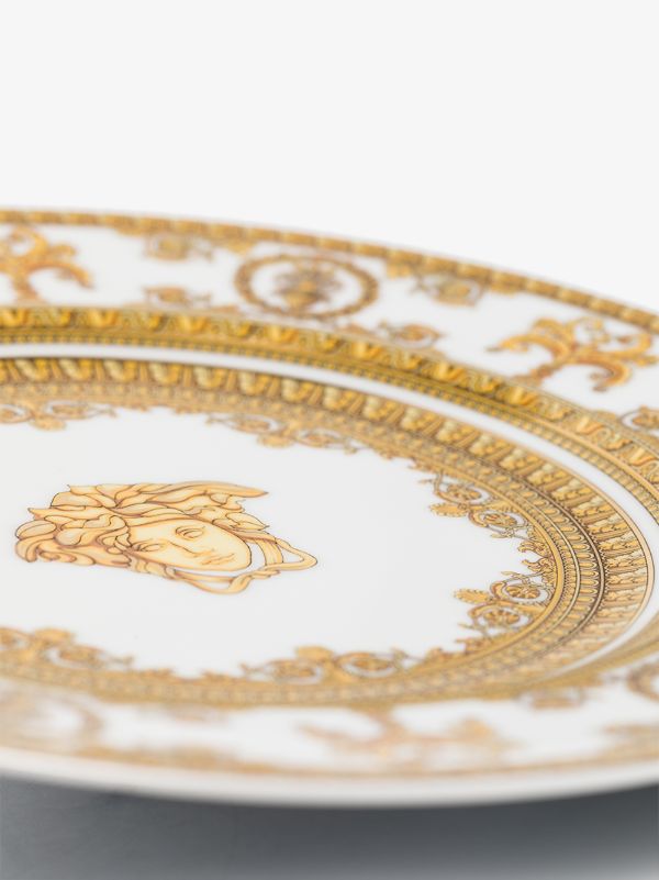 Browns Versace White I Love Baroque Porcelain Plate | Browns Plates & Bowls