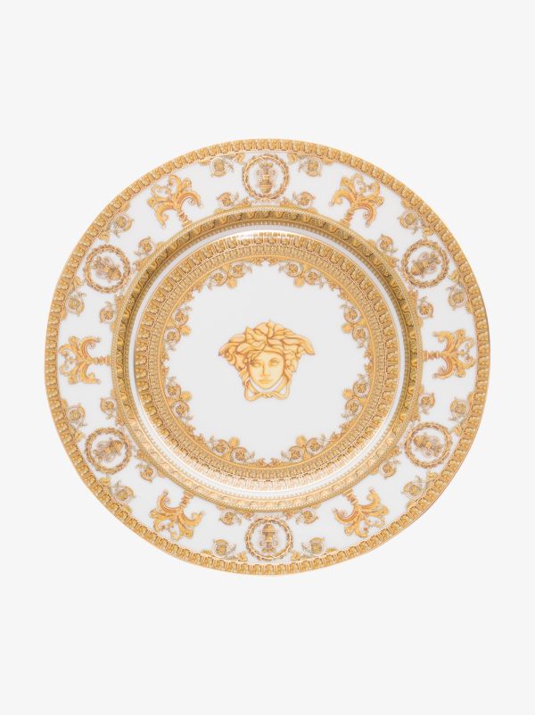 browns Versace white I Love Baroque porcelain plate | Browns Plates & Bowls